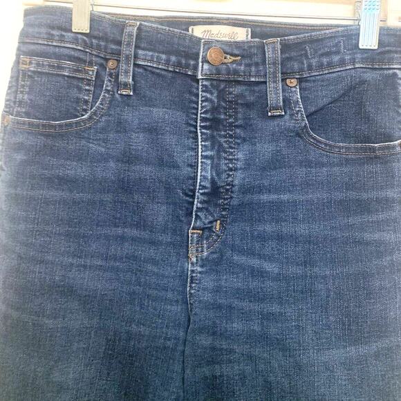 Madewell Skinny Jeans 29 Womens Blue 10" High Rise Skinny Medium Wash Stretch - Picture 4 of 5